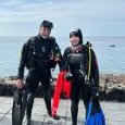 Jacques et Lauryne de, plongée N2