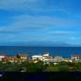 Sur la route de Patras, au loin le Parnasse